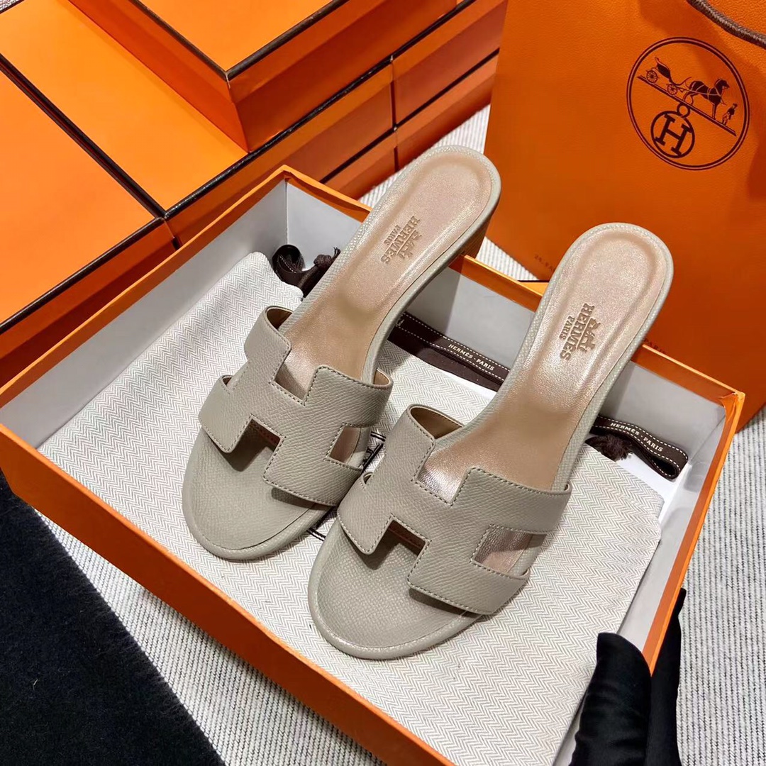 에르메스 올수공 오아시스 슬리퍼 샌들 앱송 49